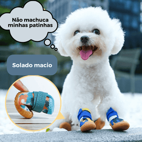 Sapato para cachorro | flexível e antiderrapante - Boompreçopet