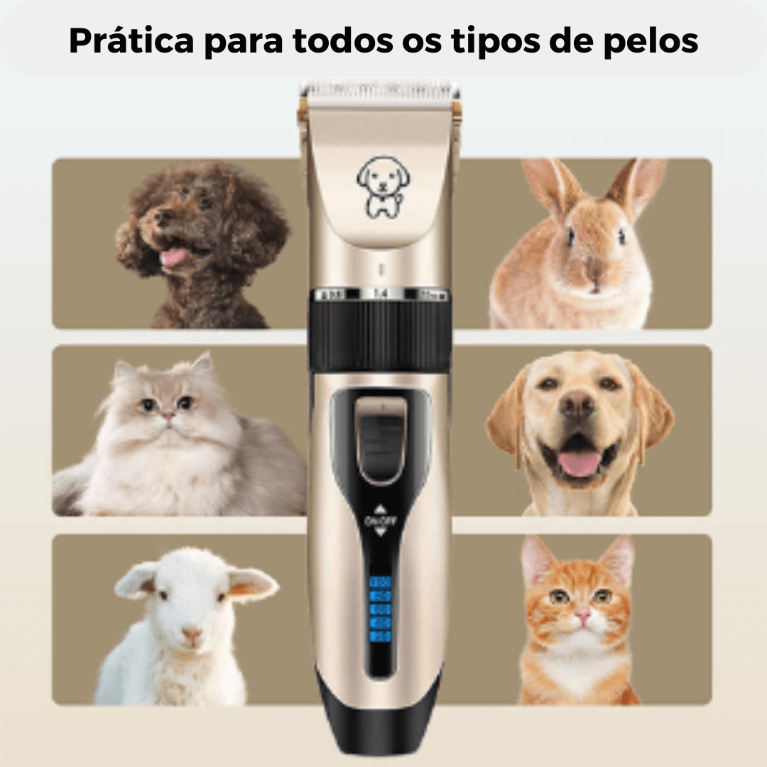 Máquina de Tosar Cachorro Profissional - Boompreçopet