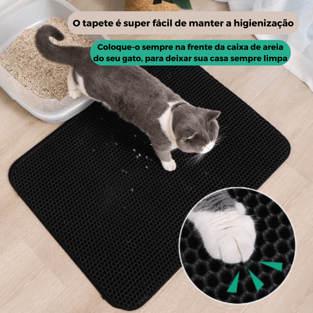 Tapete Higiênico Para Gatos - Boompreçopet