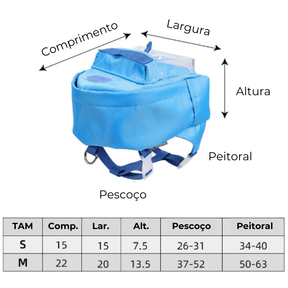 Mochilinha Para Cachorro | Colorida - Boompreçopet