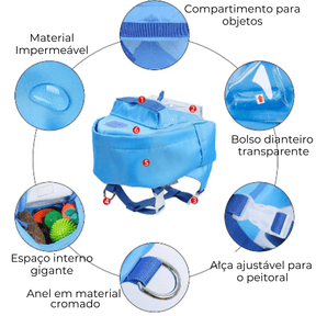 Mochilinha Para Cachorro | Colorida - Boompreçopet