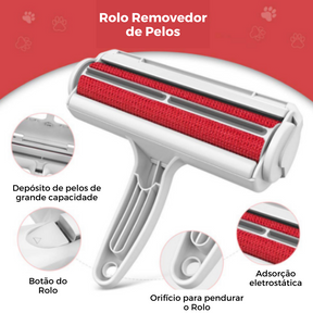 Removedor De Pelos Pet Colorido - Boompreçopet