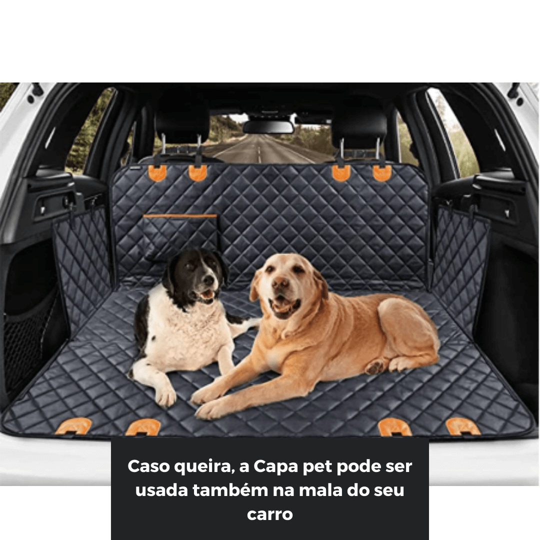 Capa para Cachorro no Carro | Impermeável Para Mala e Banco do Carro - Boompreçopet