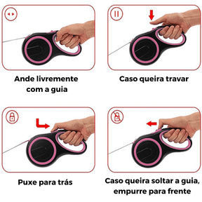 Guia Retrátil - 5 metros - Boompreçopet