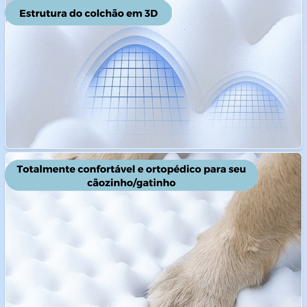 Cama Para Cachorro | Com Travesseiro - Boompreçopet