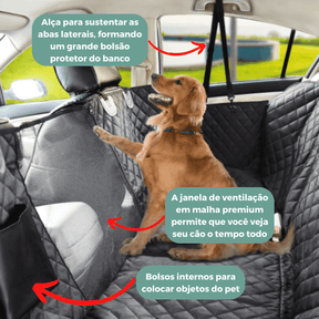 Capa para Cachorro no Carro | Banco do Carro - Boompreçopet