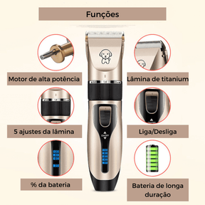 Máquina de Tosa Para Cachorro | Kit Completo - Boompreçopet