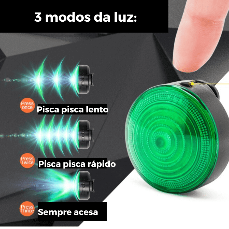 Sinalizador Led Para Coleira - Boompreçopet