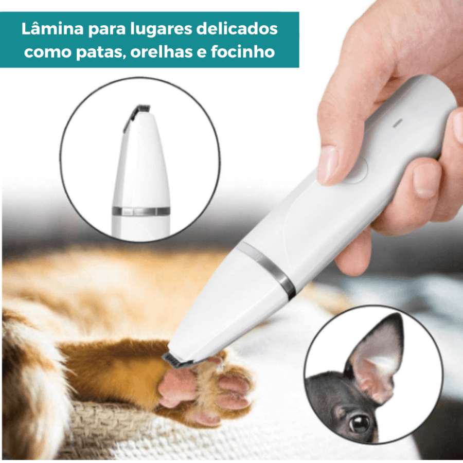 Máquina de Tosa Para Cachorro - 4 em 1 - Boompreçopet