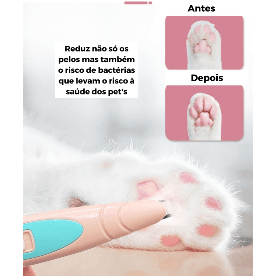 Máquina de Tosar Cachorro - Patas e Focinho - Boompreçopet