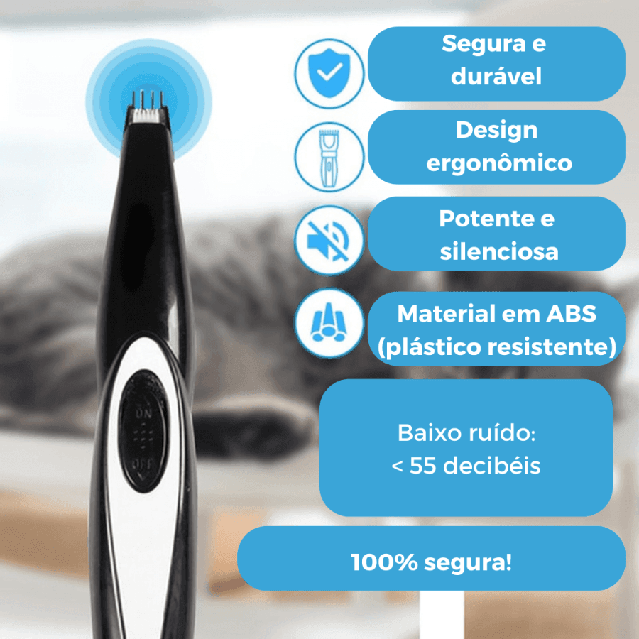 Mini Máquina De Tosar Cachorro Profissional - Boompreçopet